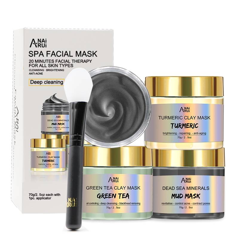 Private Label Korea Skin Care Beauty Face Mask Natural Organic Brightening Whitening Hydrating Kaolin Clay Facial Mask