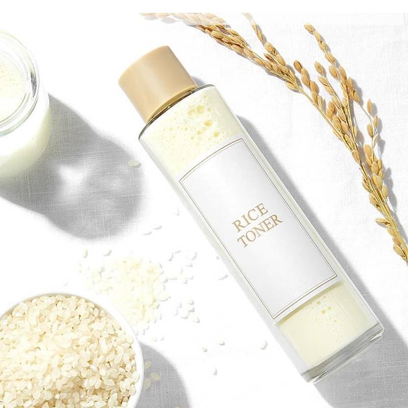 Private Label Korea Rice Face Toner Skin Brightening Fade Dark Spots Rice Water Skin Toner Wholesale Hydrating Face Mist