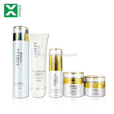 OEM ODM Hyaluronic acid whitening and anti wrinkle cosmetics cream lotion liquid series skin care set