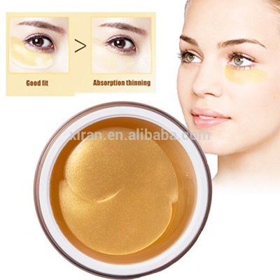 Gold Collagen Eye Mask, Gold Eye Pads Hyaluronic Acid Eye Patches for Anti Aging,Dark Circles and Puffine