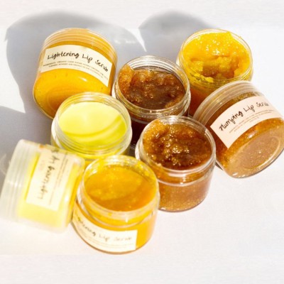 Lip Scrub Private Label Wholesale Natural Organic Sugar Dark lip exfoliator Turmeric Lightening Lip scrub